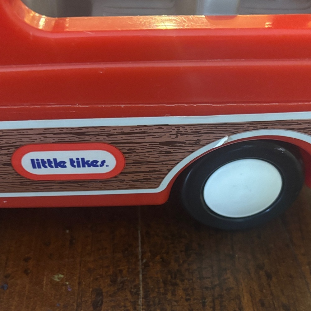 Red Toy Van for Kids Vintage - Picture 4 of 7
